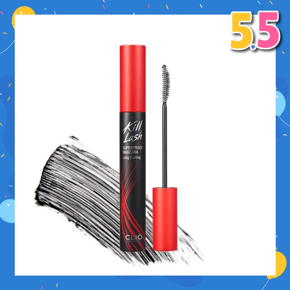 CLIO Kill Lash Superproof Mascara Black 001 Long Curling 1s