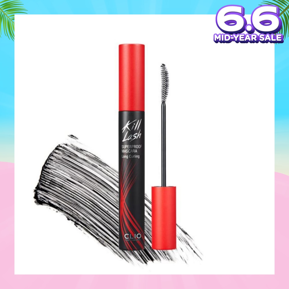 CLIO Kill Lash Superproof Mascara Black 001 Long Curling 1s