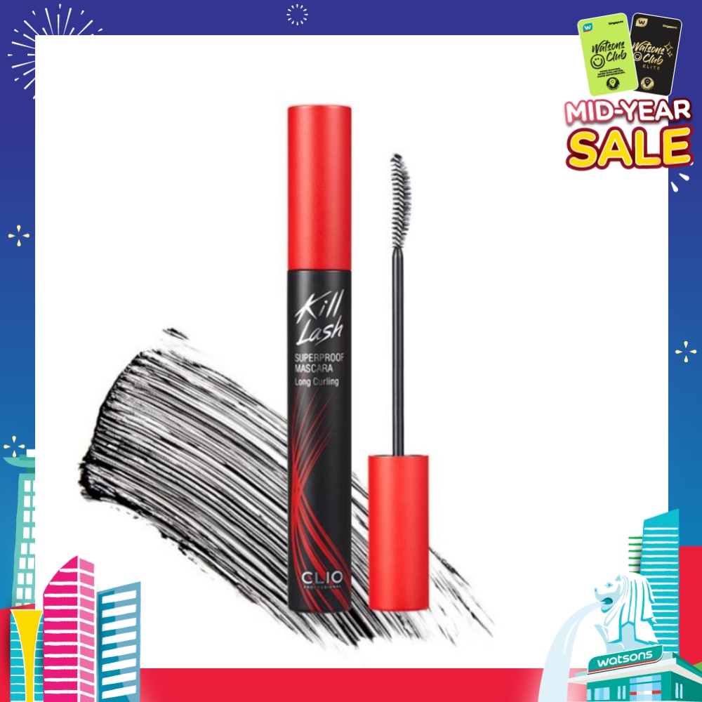 CLIO Kill Lash Superproof Mascara Black 001 Long Curling 1s