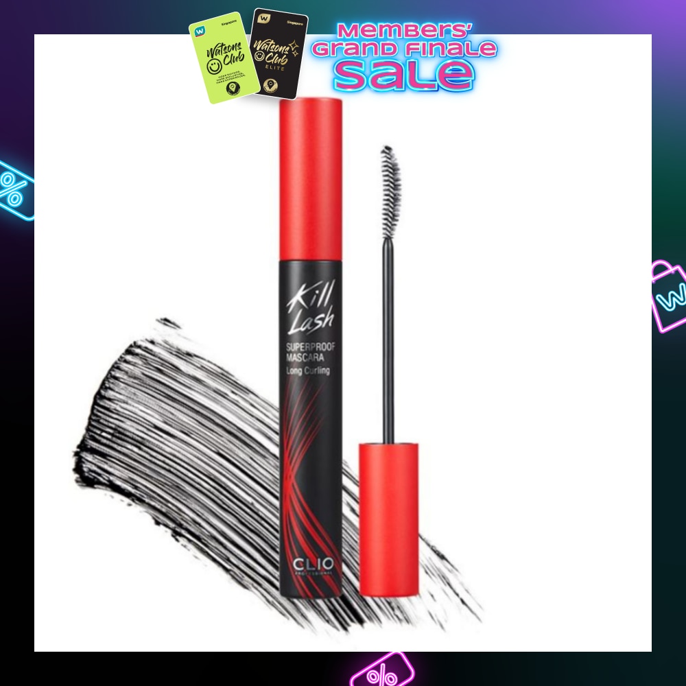 CLIO Kill Lash Superproof Mascara Black 001 Long Curling 1s