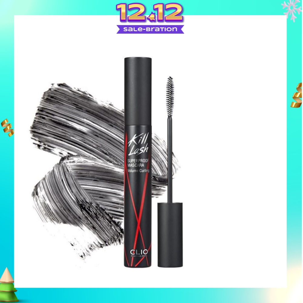 CLIO Kill Lash Superproof Mascara Black 002 Volume Curling 1s