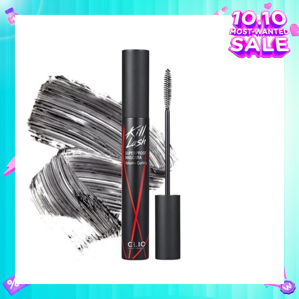 CLIO Kill Lash Superproof Mascara Black 002 Volume Curling 1s