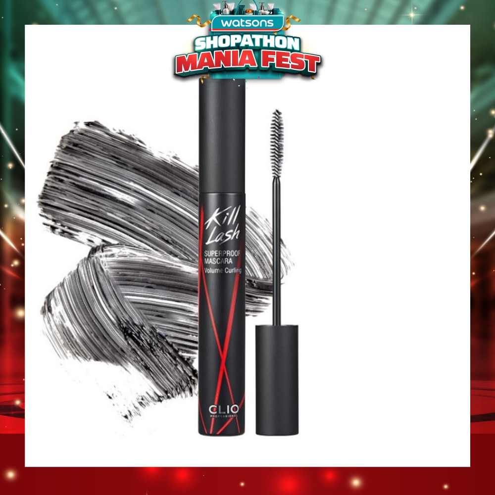 Kill Lash Superproof Mascara Black 002 Volume Curling 1s