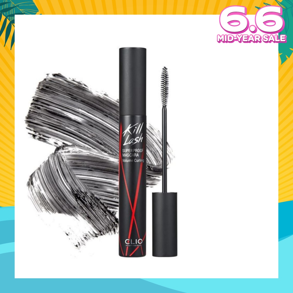 CLIO Kill Lash Superproof Mascara Black 002 Volume Curling 1s