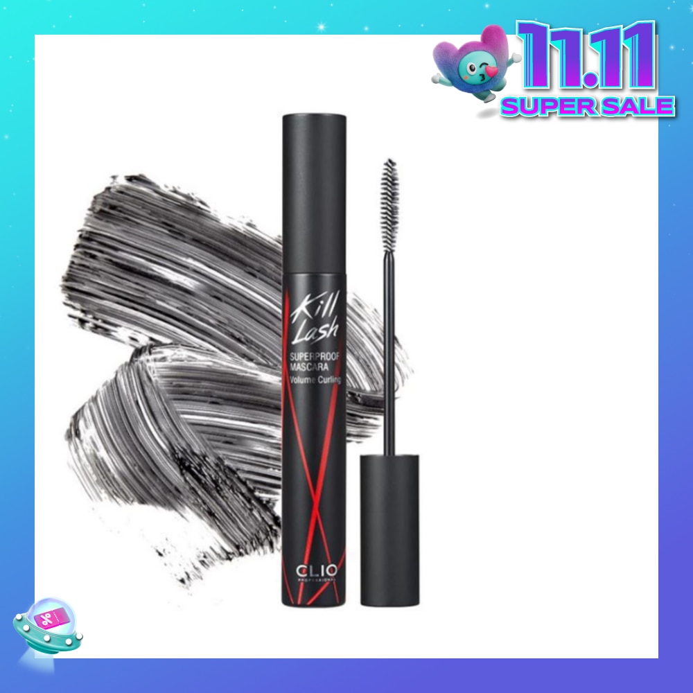 CLIO Kill Lash Superproof Mascara Black 002 Volume Curling 1s