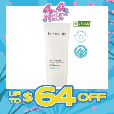 BEWANTS - Vegan Hydrating Skin Fit Essence Moisture Sun Cream SPF50+ PA++++ 50ml