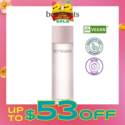 BEWANTS Vegan Cica Collagen Essence Toner 200ml