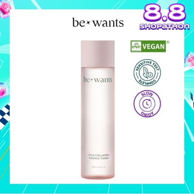 BEWANTS Vegan Cica Collagen Essence Toner 200ml