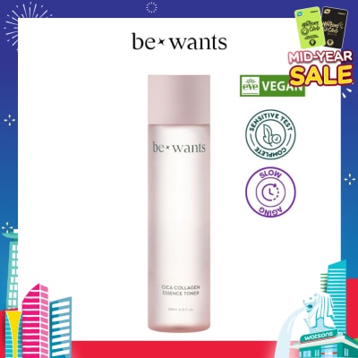 BEWANTS Vegan Cica Collagen Essence Toner 200ml