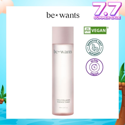 BEWANTS Vegan Cica Collagen Essence Toner 200ml