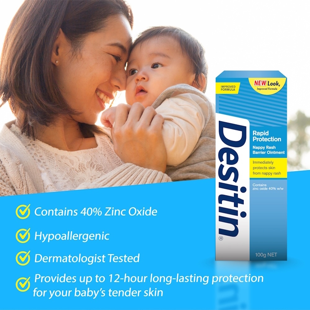 Rapid Protection Nappy Rash Barrier Ointment 100g