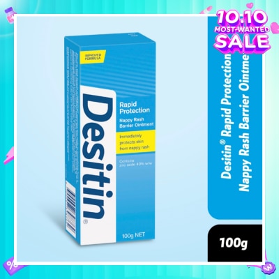 DESITIN Rapid Protection Nappy Rash Barrier Ointment 100g