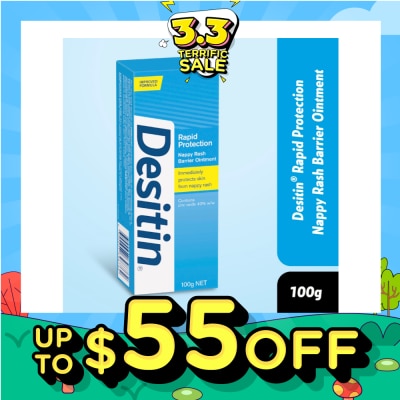 DESITIN Rapid Protection Nappy Rash Barrier Ointment 100g