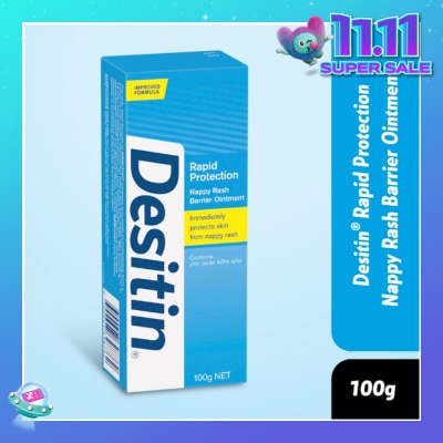 DESITIN Rapid Protection Nappy Rash Barrier Ointment 100g