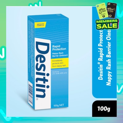 DESITIN Rapid Protection Nappy Rash Barrier Ointment 100g
