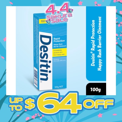 DESITIN - Rapid Protection Nappy Rash Barrier Ointment 100g