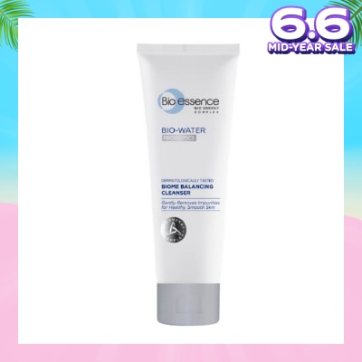 BIO ESSENCE Bio-Water Probiotics Dermatologically Tested Biome Balancing Cleanser (Gently Removes Impurities) 100g