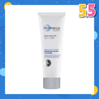 BIO ESSENCE Bio-Water Probiotics Dermatologically Tested Biome Balancing Cleanser (Gently Removes Impurities) 100g