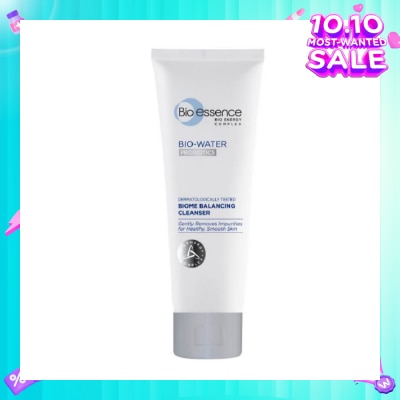 BIO ESSENCE Bio-Water Probiotics Dermatologically Tested Biome Balancing Cleanser (Gently Removes Impurities) 100g