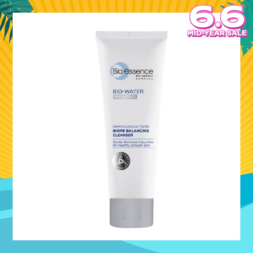 Bio-Water Probiotics Dermatologically Tested Biome Balancing Cleanser (Gently Removes Impurities) 100g