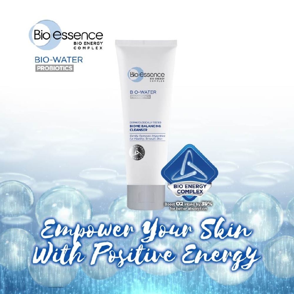 Bio-Water Probiotics Dermatologically Tested Biome Balancing Cleanser (Gently Removes Impurities) 100g