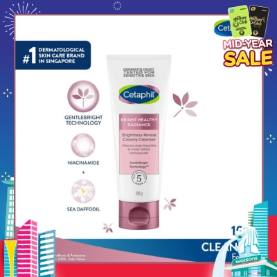 CETAPHIL Bright Healthy Radiance Cleanser (For Vibrant, Radiant Skin) 100ml