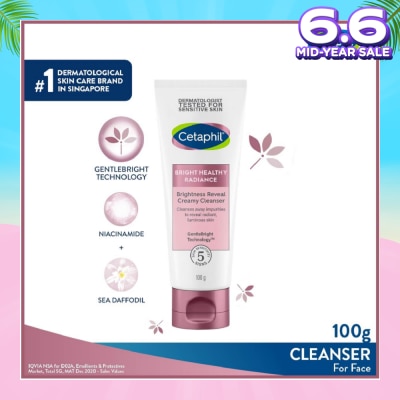 CETAPHIL Bright Healthy Radiance Cleanser (For Vibrant, Radiant Skin) 100ml