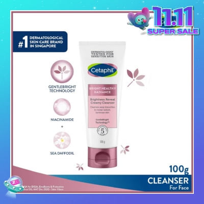 CETAPHIL Bright Healthy Radiance Cleanser (For Vibrant, Radiant Skin) 100ml