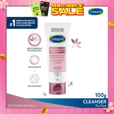 CETAPHIL Bright Healthy Radiance Cleanser (For Vibrant, Radiant Skin) 100ml