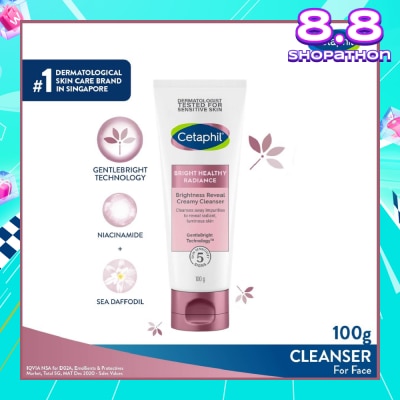 CETAPHIL Bright Healthy Radiance Cleanser (For Vibrant, Radiant Skin) 100ml