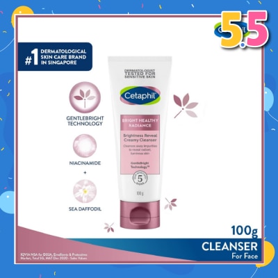 CETAPHIL Bright Healthy Radiance Cleanser (For Vibrant, Radiant Skin) 100ml
