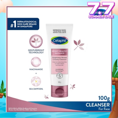 CETAPHIL Bright Healthy Radiance Cleanser (For Vibrant, Radiant Skin) 100ml
