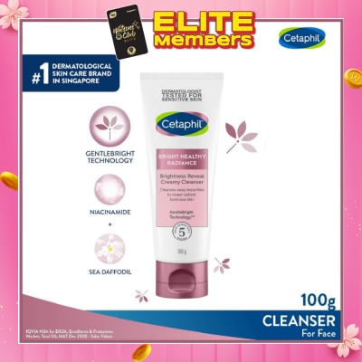 CETAPHIL Bright Healthy Radiance Cleanser (For Vibrant, Radiant Skin) 100ml