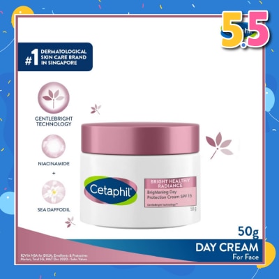 CETAPHIL Bright Healthy Radiance Day Cream SPF15 (Brighten and Even Skin Tone) 50g