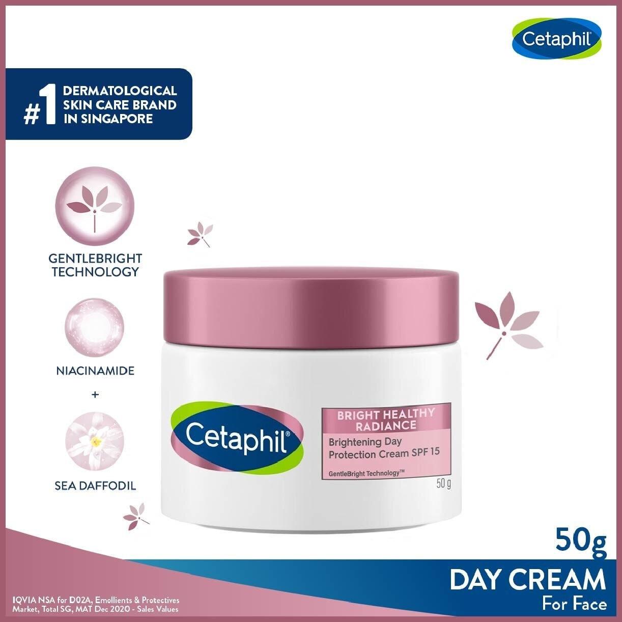 CETAPHIL Bright Healthy Radiance Day Cream SPF15 (Brighten and