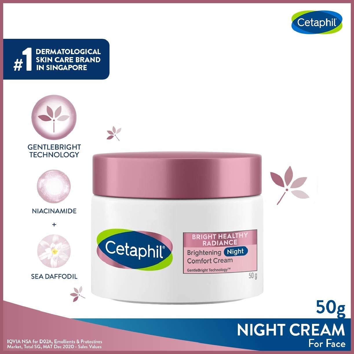 Bright Healthy Radiance Night Cream (Brighten and Even Skin Tone) 50g