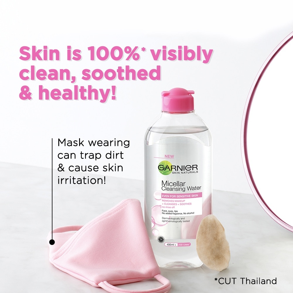All-In-1 Micellar Cleansing Water Twinpack (To Cleanses, Soothes & Removes Make Up) 400ml x 2s