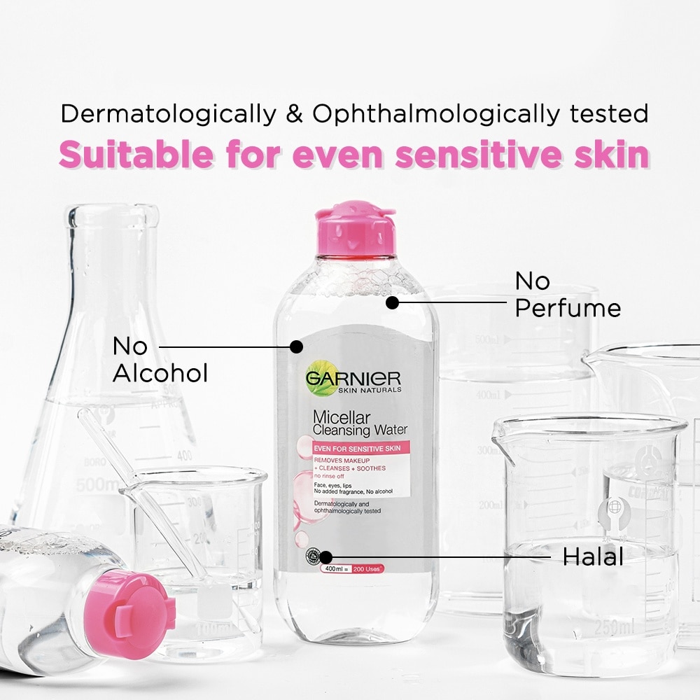 All-In-1 Micellar Cleansing Water Twinpack (To Cleanses, Soothes & Removes Make Up) 400ml x 2s