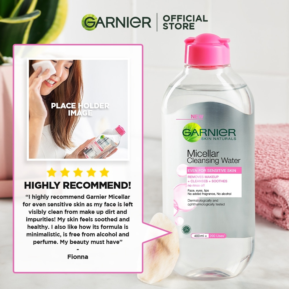 All-In-1 Micellar Cleansing Water Twinpack (To Cleanses, Soothes & Removes Make Up) 400ml x 2s