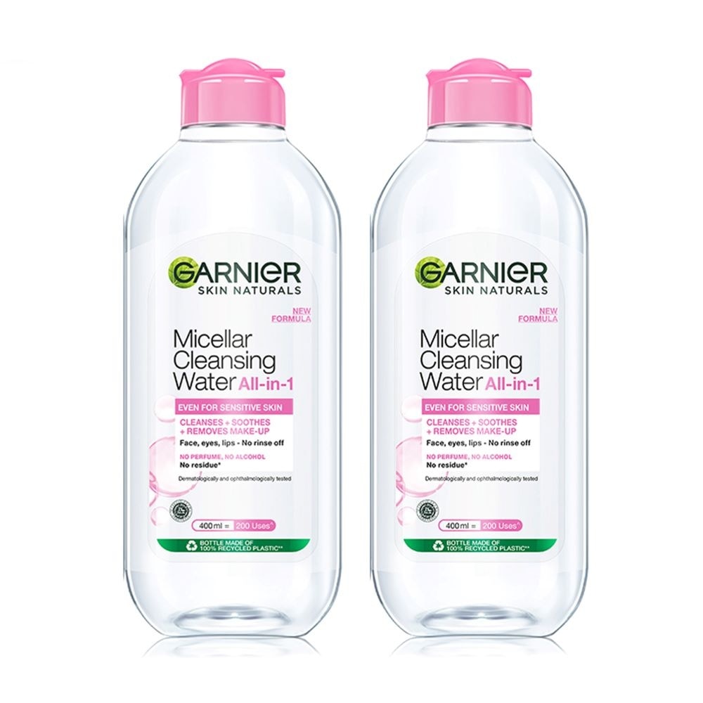 All-In-1 Micellar Cleansing Water Twinpack (To Cleanses, Soothes & Removes Make Up) 400ml x 2s