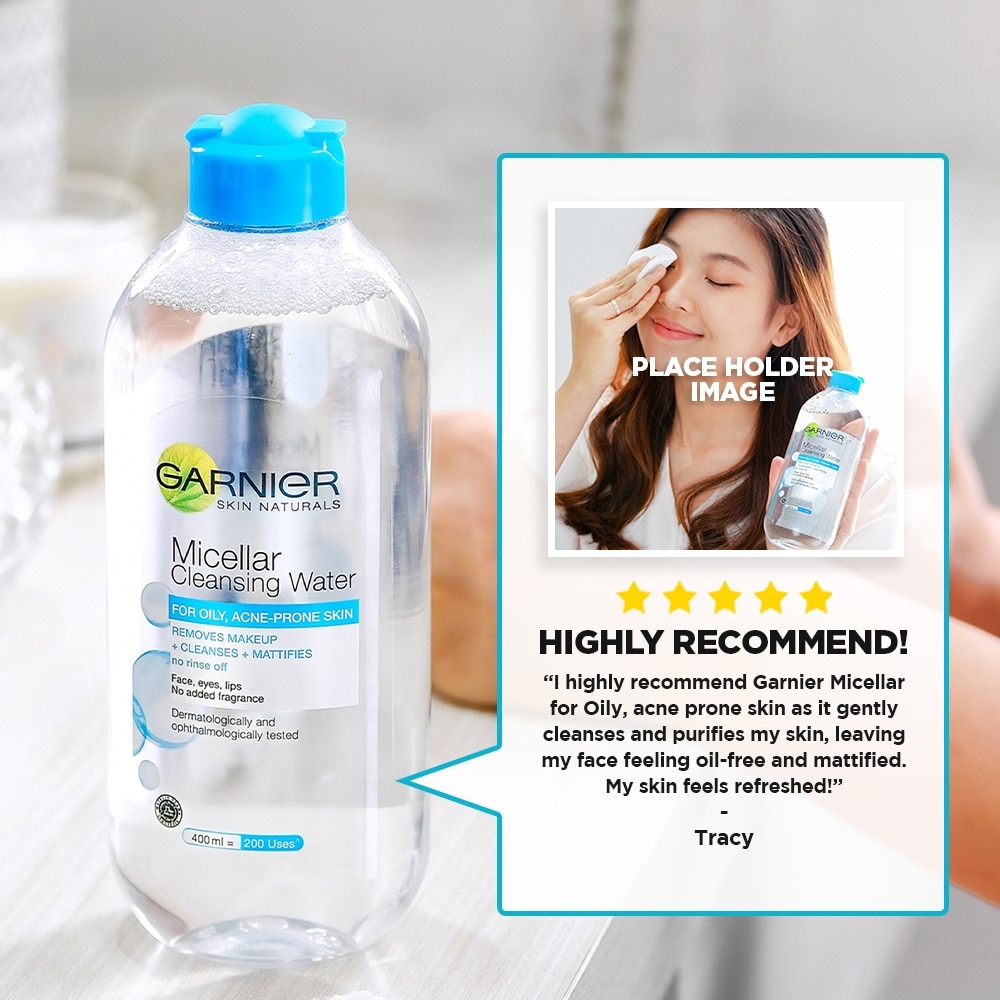 Salicylic BHA Micellar Cleansing Water Twinpack (To Removes Make-Up, Cleanses, Anti-Acne & Brightens) 400ml x 2s