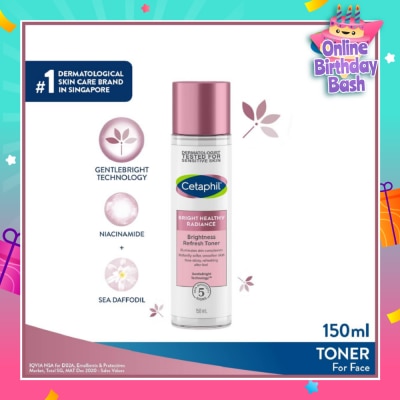 CETAPHIL Bright Healthy Radiance Toner (Luminosity and Hydration) 150ml