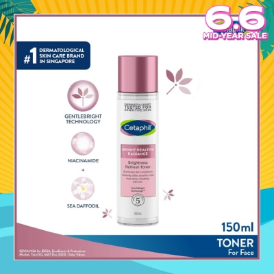 CETAPHIL Bright Healthy Radiance Toner (Luminosity and Hydration) 150ml