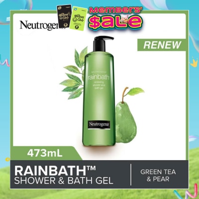 NEUTROGENA - Rainbath Renewing Shower And Bath Gel Pear And Green Tea For Spa-Like Indulgence 473ml