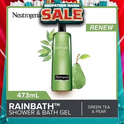 NEUTROGENA - Rainbath Renewing Shower And Bath Gel Pear And Green Tea For Spa-Like Indulgence 473ml