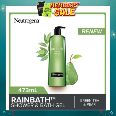 NEUTROGENA - Rainbath Renewing Shower And Bath Gel Pear And Green Tea For Spa-Like Indulgence 473ml