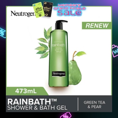 NEUTROGENA Rainbath Renewing Shower And Bath Gel Pear And Green Tea For Spa-Like Indulgence 473ml