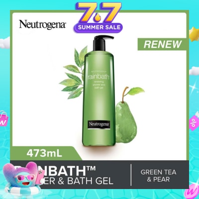 NEUTROGENA - Rainbath Renewing Shower And Bath Gel Pear And Green Tea For Spa-Like Indulgence 473ml