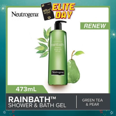 NEUTROGENA - Rainbath Renewing Shower And Bath Gel Pear And Green Tea For Spa-Like Indulgence 473ml