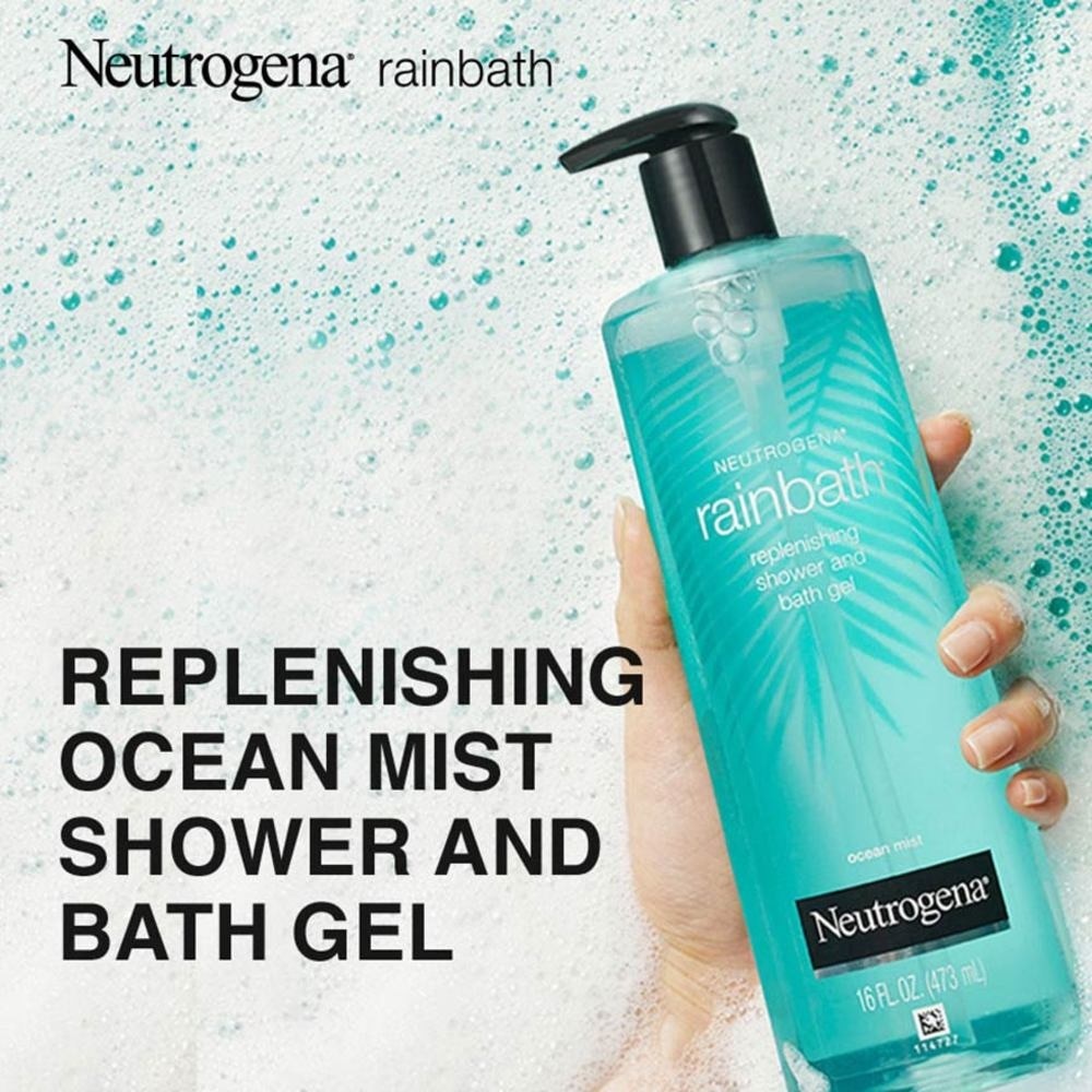 Rainbath Replenishing Shower And Bath Gel Ocean Mist For Spa-Like Indulgence 473ml